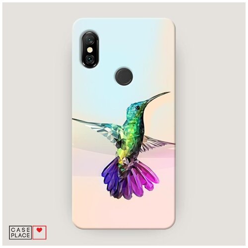 фото Чехол пластиковый xiaomi redmi note 6 pro поли-калибри case place