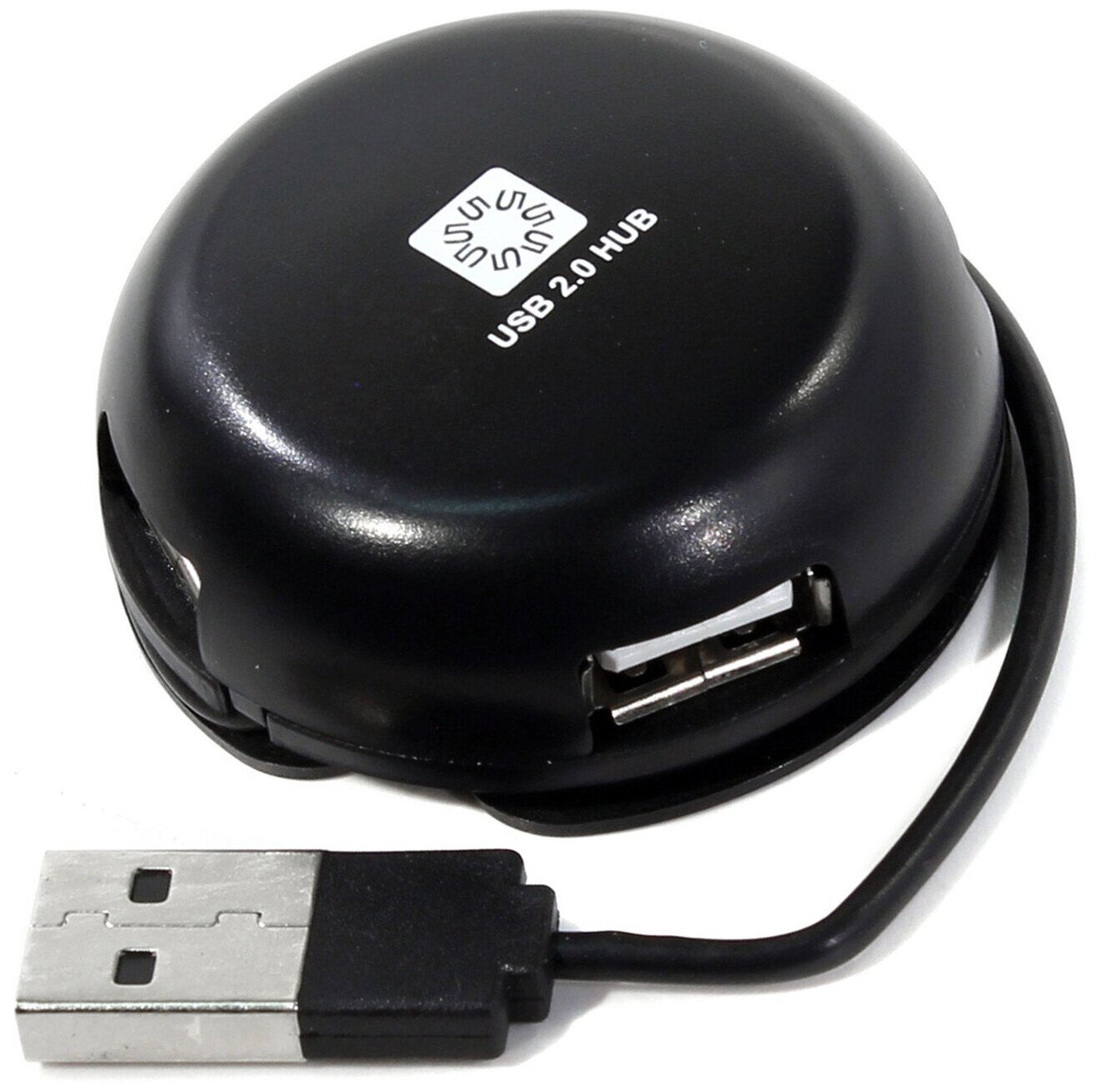 Концентратор 5bites HB24-200BK 4 порта USB2.0, черный