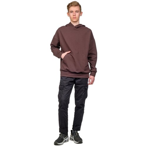 фото Худи instance мужское оверсайз темный шоколад (футер 2-нитка) с-0006кор_60-62