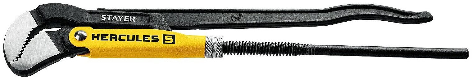 Stayer HERCULES-S, №2, ключ трубный, изогнутые губки 27311-2_z01