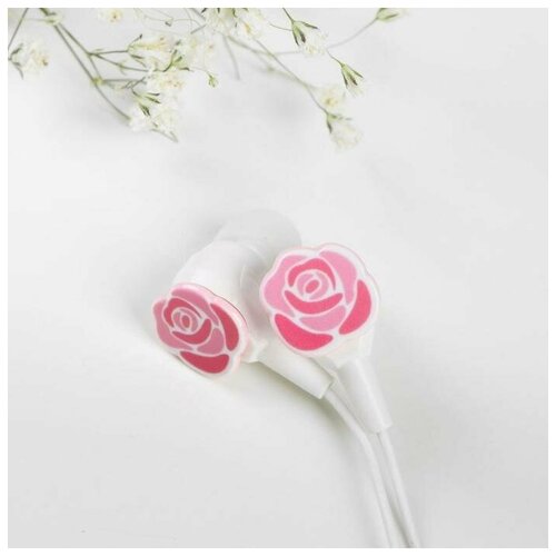 Наушники на открытке Живи моментом вакуумные белые 24700₽