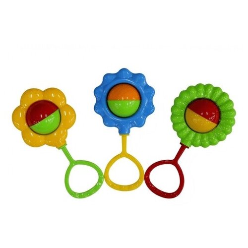 фото 45638 набор погремушек "цветочек" 3шт 45638 полесье