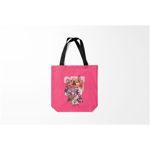 фото Сумка-шоппер / 40х40 см / аниме / клинок рассекающий демонов slayers on pink burnettie