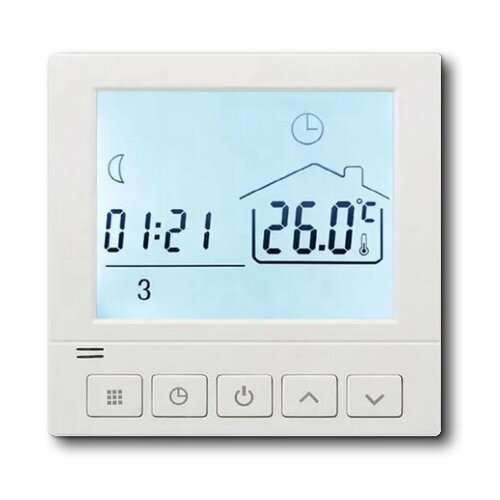 Терморегулятор для теплого пола и обогревателя ELDEV EF5 электронный