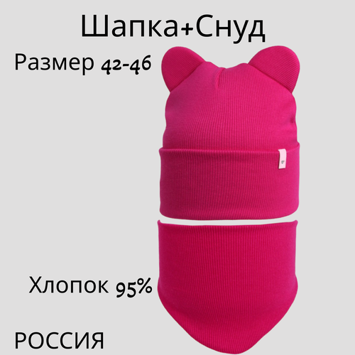 Комплект, 2 предмета, размер 42-46, розовый