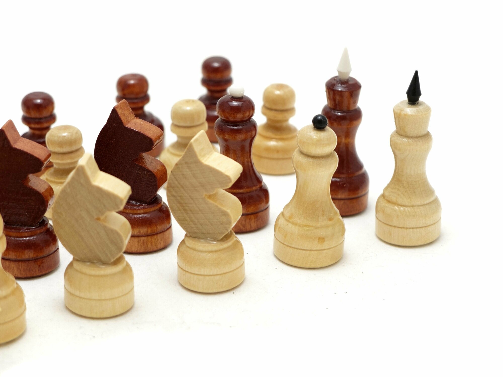 Шахматы фигуры Обиходные деревянные Ш-20