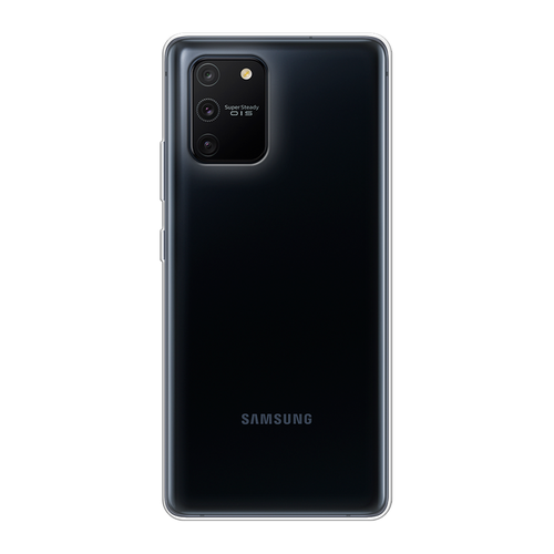Силиконовый чехол на Samsung Galaxy S10 Lite/A91 / Самсунг S10 Lite/Самсунг A91, прозрачный смартфон samsung galaxy s10 lite 128gb white