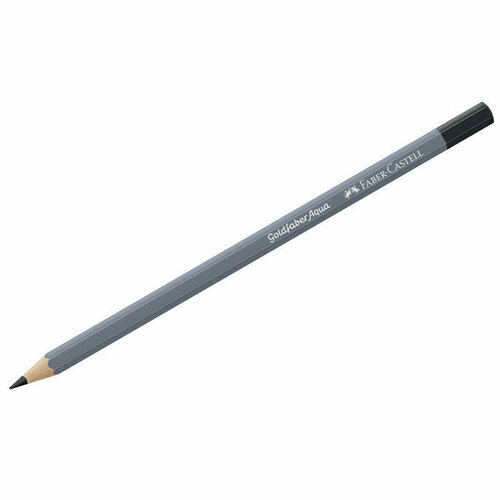 Карандаш акварельный художественный Faber-Castell Goldfaber Aqua, цвет 199 черный, 341141