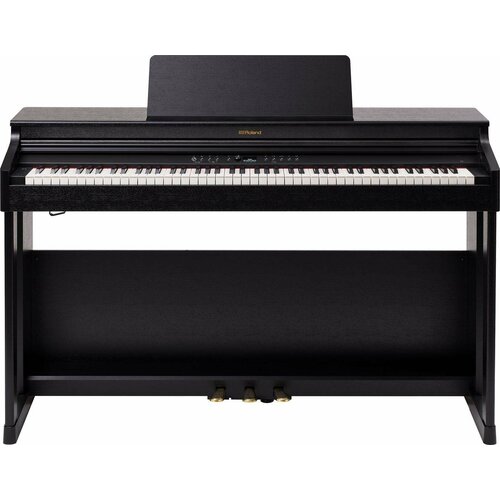 Roland RP701-CB цифровое пианино, 88 клавиш, 256 полифония, 324 тембра, Bluetooth MIDI/Audio roland f701 la цифровое пианино 88 клавиш 256 полифония 324 тембра bluetooth audio midi