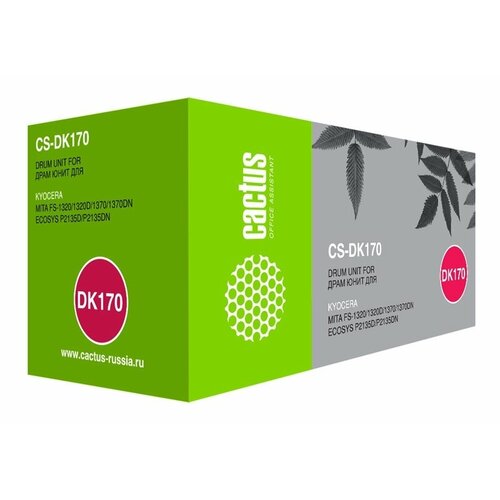 Блок фотобарабана Cactus CS-DK170 чб100000стр для Kyocera Ecosys M2035 M2035dnM2535 Kyocera 4471₽