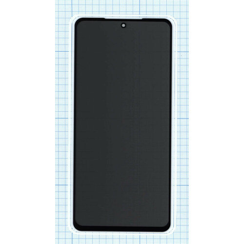 Защитное стекло Privacy Анти-шпион для Xiaomi Redmi Note 10 Pro/ Note 10 Lite / Poco F3 черное