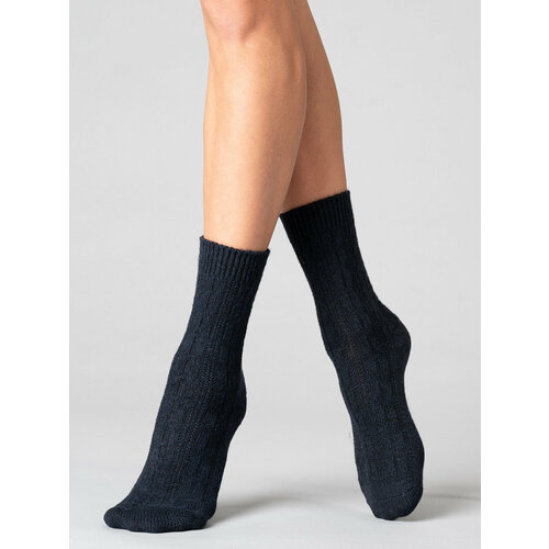 Носки Giulia, размер 36/40, черный женские носки giulia размер 36 40 синий