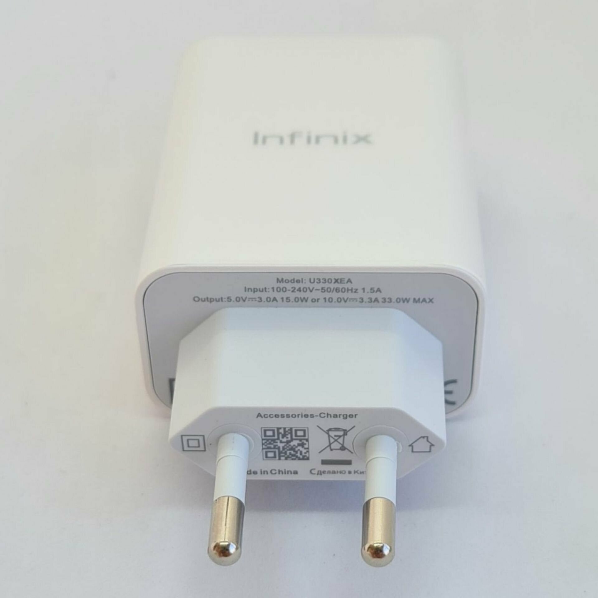Сетевое зарядное устройство для Infinix 33W (U330XEA) с USB входом /Быстрая зарядка для Infinix — фото 10