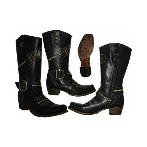 фото Сапоги new rock, размер 41, черный