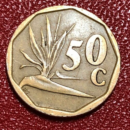 Монета Африка 50 центов 1993 год #2-9 сингапур 50 центов 1993 год 4 7