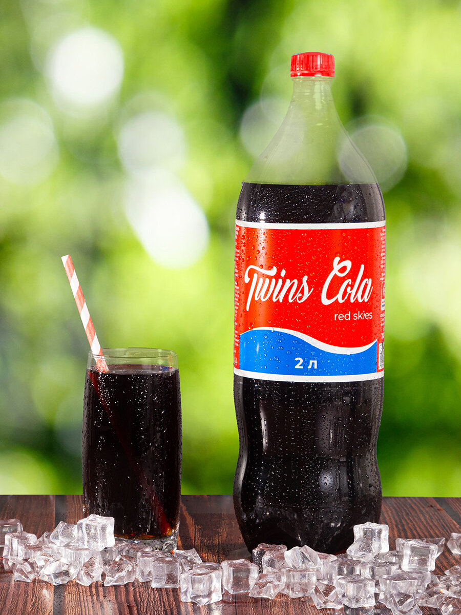 Twins Cola Red Skies безалкогольный сильногазированный напиток, 6х2л - фотография № 3