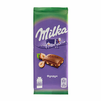 Шоколад Milka Молочный с фундуком 85г - фото №14