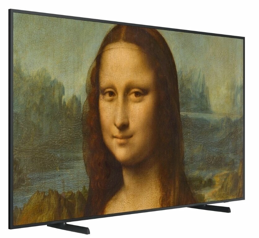 55" Телевизор Samsung The Frame QE55LS03AAU QLED, HDR (2021), черный