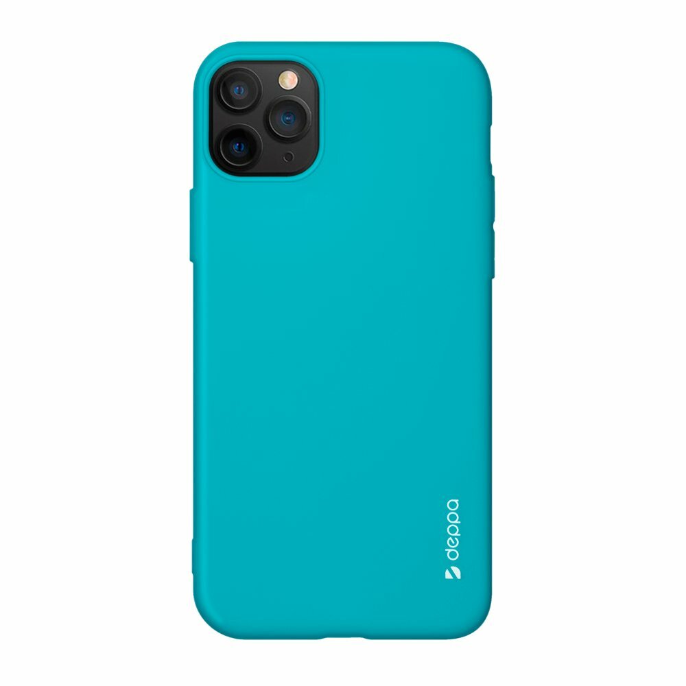 Чехол (клип-кейс) DEPPA Gel Color Case, для Apple iPhone 11 Pro Max, мятный [87249] - фото №6
