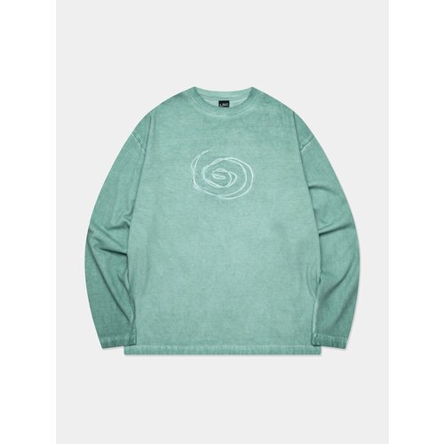 LMC Overdyed Spiral Long Slv, размер S, зеленый