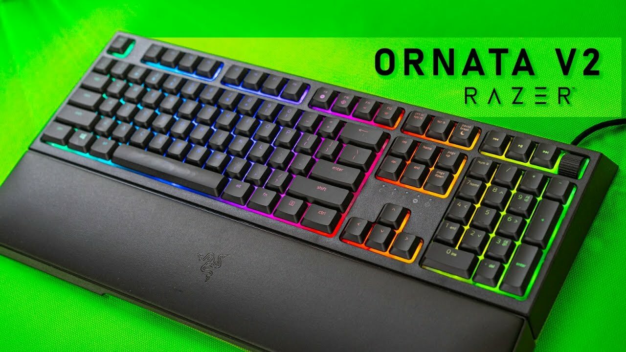 Игровая клавиатура Razer Ornata V2 черный, английская (ANSI) — фото 1