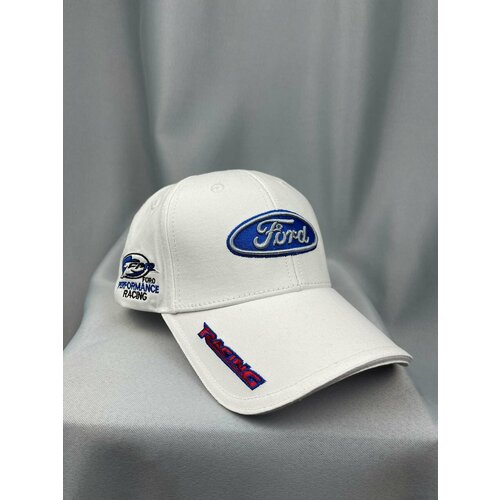 Бейсболка Ford Форд бейсболка кепка мужская женская, размер 55-58, белый бейсболка ford форд бейсболка кепка мужская женская размер 55 58 серый