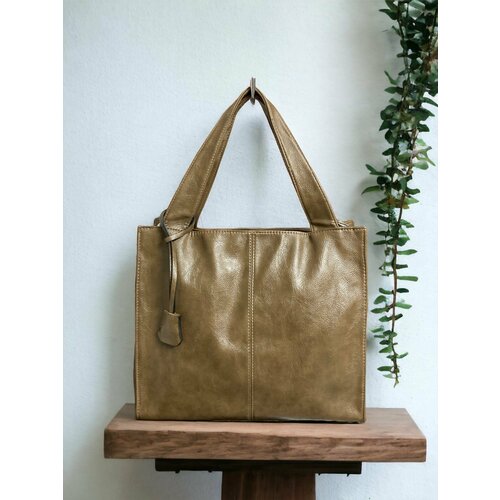 Сумка шоппер , коричневый