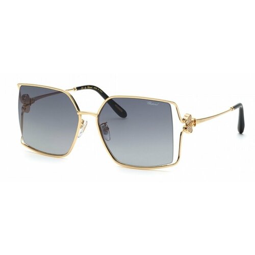 Солнцезащитные очки Chopard, серый, золотой