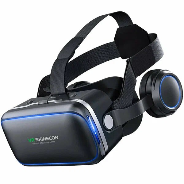 Очки для смартфона VR SHINECON G04E RU, с джойстиком, черный