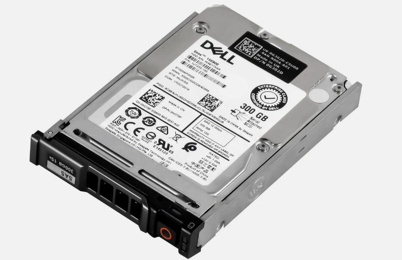 Жесткий диск Dell SAS 300Гб 2.5" 15000 rpm (0NCT9F)