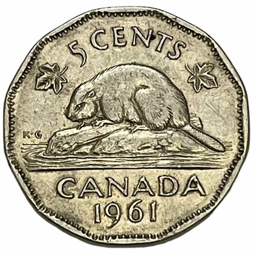 Канада 5 центов 1961 г.