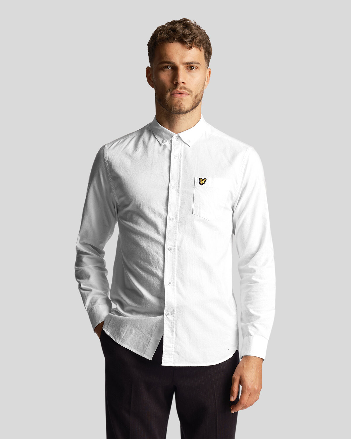 Рубашка Lyle & Scott Regular Fit Light Weight Oxford Shirt