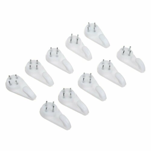 Крючки настенные для крепление рамок и картин VETTA 31x16мм 10шт 254₽