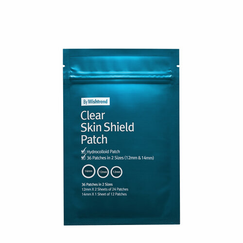 By Wishtrend Патчи точечные против высыпаний BY WISHTREND Clear Skin Shield Patch 36 патчей 36 шт 990₽