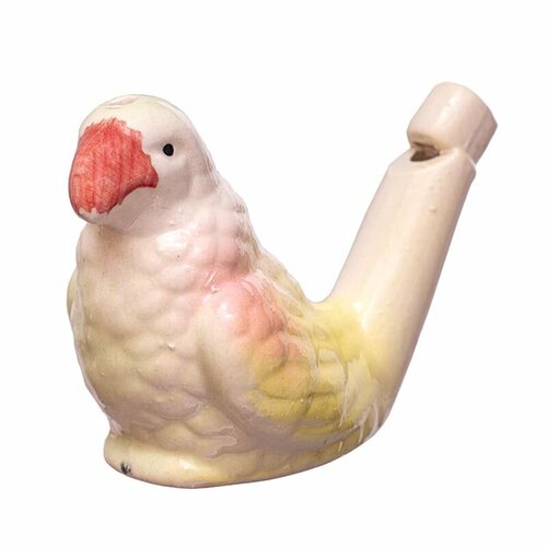 Керамическая свистулька Попугай 2 штуки 5 х 5 см 420₽