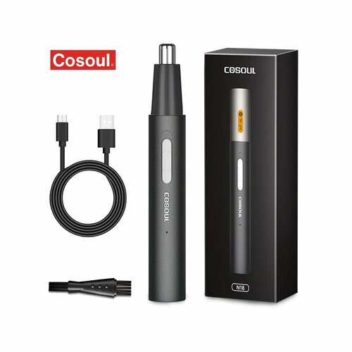 Триммер для носа с встроенным аккумулятором Cosoul N18 черный 120000₽