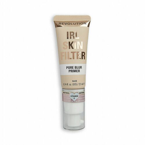 Праймер для лица Revolution Makeup IRL Skin Filter Pore Blur выравнивающий, 22 мл праймер выравнивающий irl pore blur filter primer