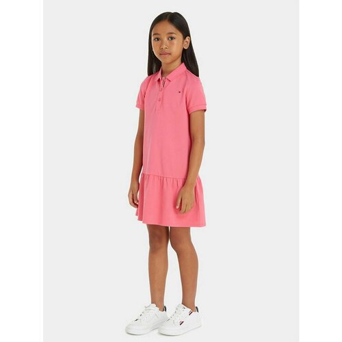 Платье TOMMY HILFIGER, размер 8Y [METY], розовый
