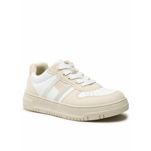 Кроссовки TOMMY HILFIGER, размер EU 30, бежевый кроссовки next signature lace up white with rose gold