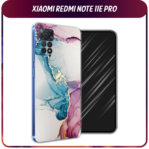 Силиконовый чехол на Xiaomi Redmi Note 11 Pro/11 Pro 5G/11E Pro / Сяоми Редми Нот 11E Про Розовые разводы рисунок силиконовый чехол на xiaomi redmi note 11 pro 11 pro 5g 11e pro сяоми редми нот 11e про славянская эпопея альфонс муха