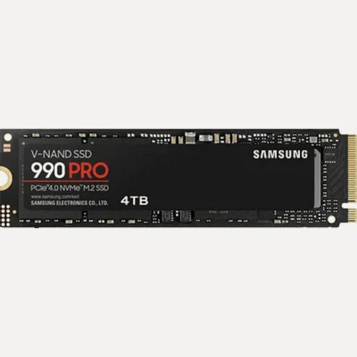 Изображение товара Накопитель Samsung SSD 4TB 990 PRO PCIe Gen 4.0 x4 NVMe 2.0 V-NAND TLC MZ-V9P4T0BW