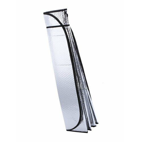 Шторка солнцезащитная на лобовое стекло 150x70см металл. фольга (Главдор) GL-907
