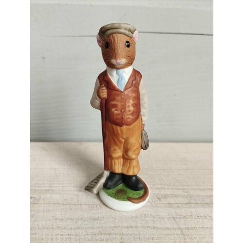 Фарфоровая статуэтка мышь Woodmouse