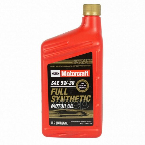 Масло Моторное Motorcraft Full Synthetic 5W-30 Синтетическое 0946 Л Xo5w30q1fs MOTORCRAFT арт XO5W30Q1FS 3818₽