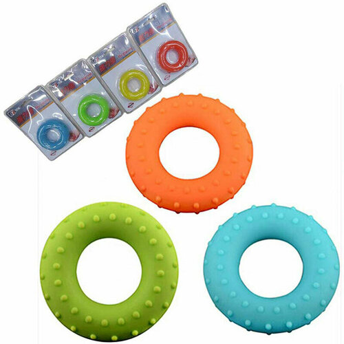 Эспандер кистевой резиновый спортивный эластичное кольцо для тренировки пальцев рук фитнеса и силовых занятий силовой тренажер на сжатие с нагрузкой 31 кг инвентарь для реабилитации и гимнастики 323₽