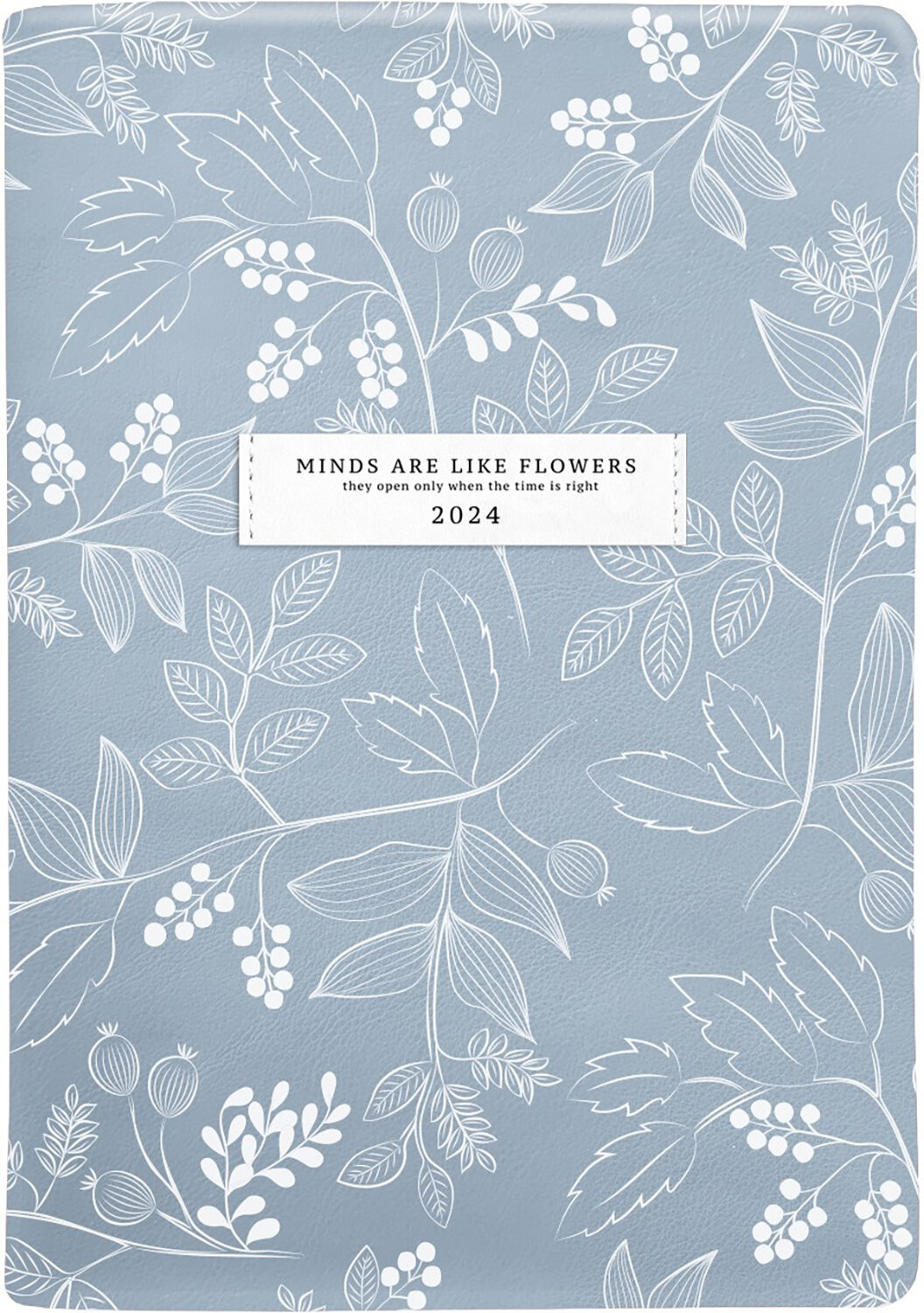 Ежедневник датированный на 2024 год June, голубой, А5, 176 листов