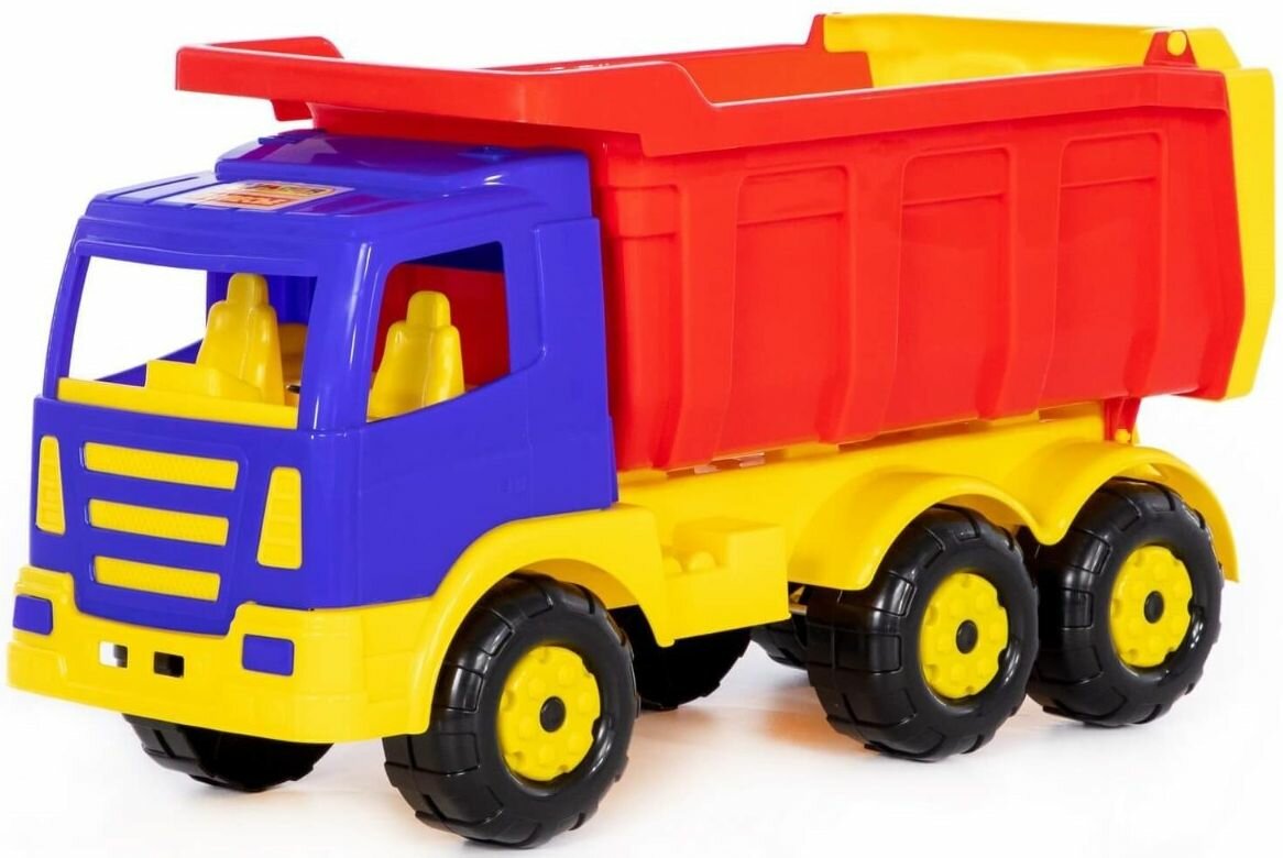 Автомобиль "Самосвал Премиум" с подвижным кузовом, игрушечная машинка для детей, пластиковая игрушка для песочницы и дома, цвет микс