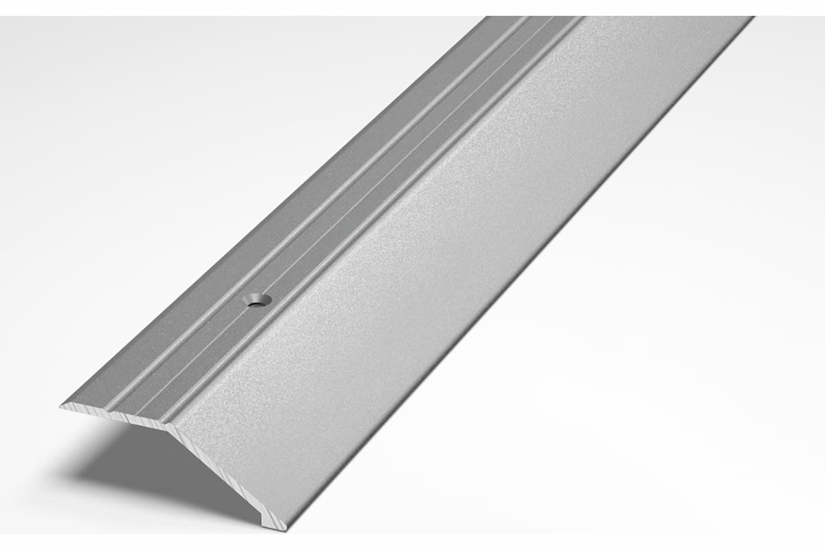 фото Лука Порог разноуровневый алюминиевый 45мм, 0,9м, порошковое покрытие, Серебро УТ000007599