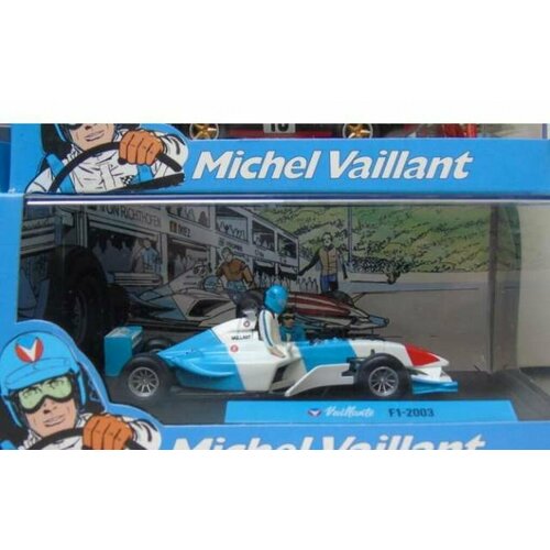 F1 2003 (Michel Vaillant Series), blue / white, масштабная модель коллекционная