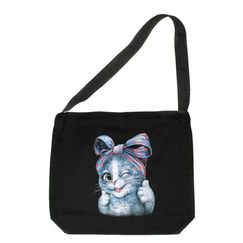 Сумка шоппер Miss Kiss, черный